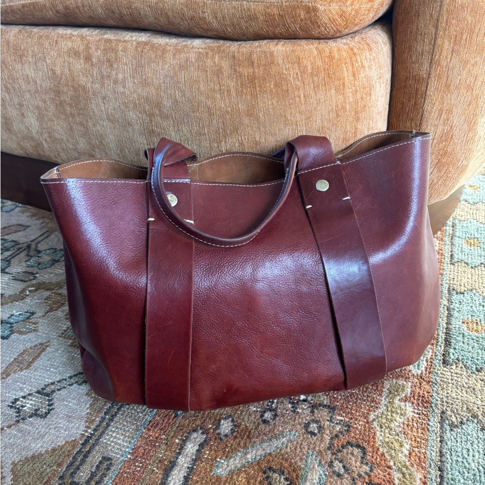 Original Clare V. Tropezienne Miel Tanned Leather Bag